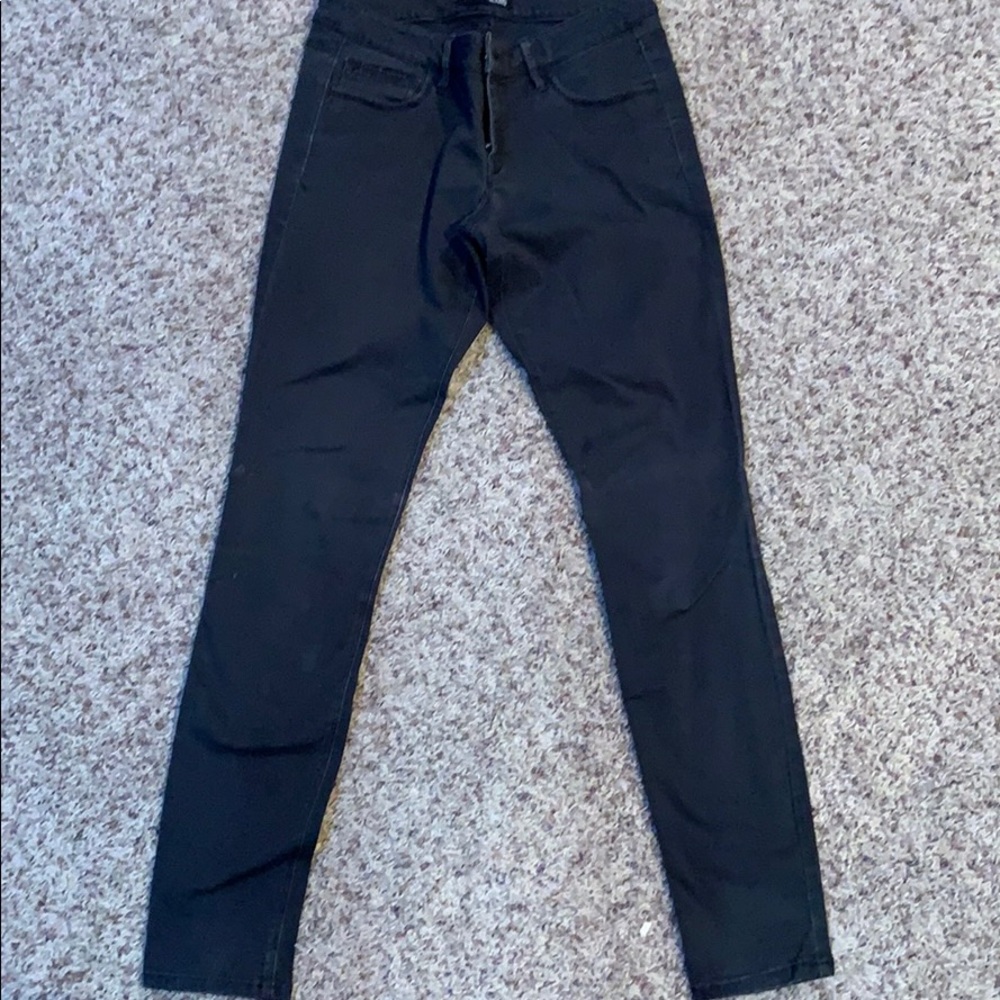 Express Dark Grey Skinny Jeans